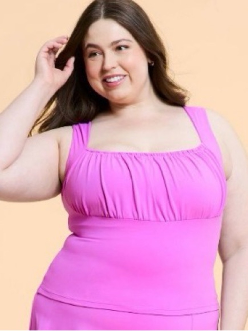 Blogilates XL Lavender Bow Back Tank Pilates Yoga Active Wear Feminine Girly